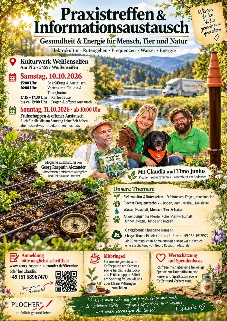 Flyer Praxistreffen mit Claudia und Timo Junius